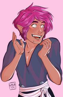 Personal Commission Example - DnD OC