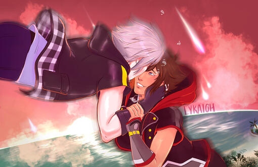 Commission: kingdom hearts - soriku