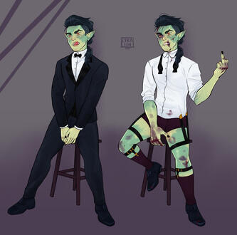 Skraps - Modern Tux AU