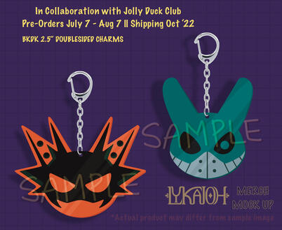 Jolly Duck Merch Mart: BKDK Acrylic Charms